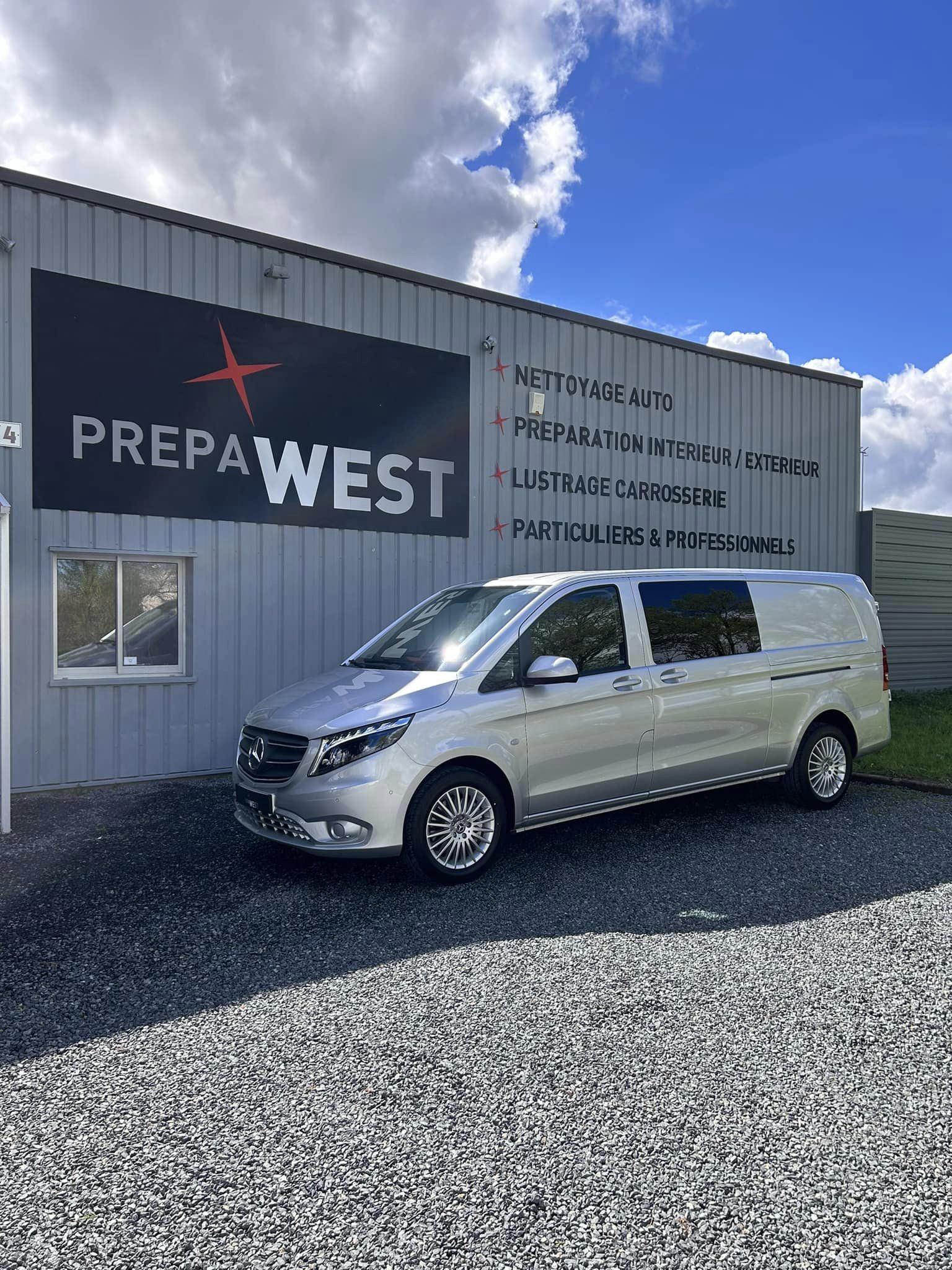 Protection céramique sur Mercedes vito  PRÉPARATIO…