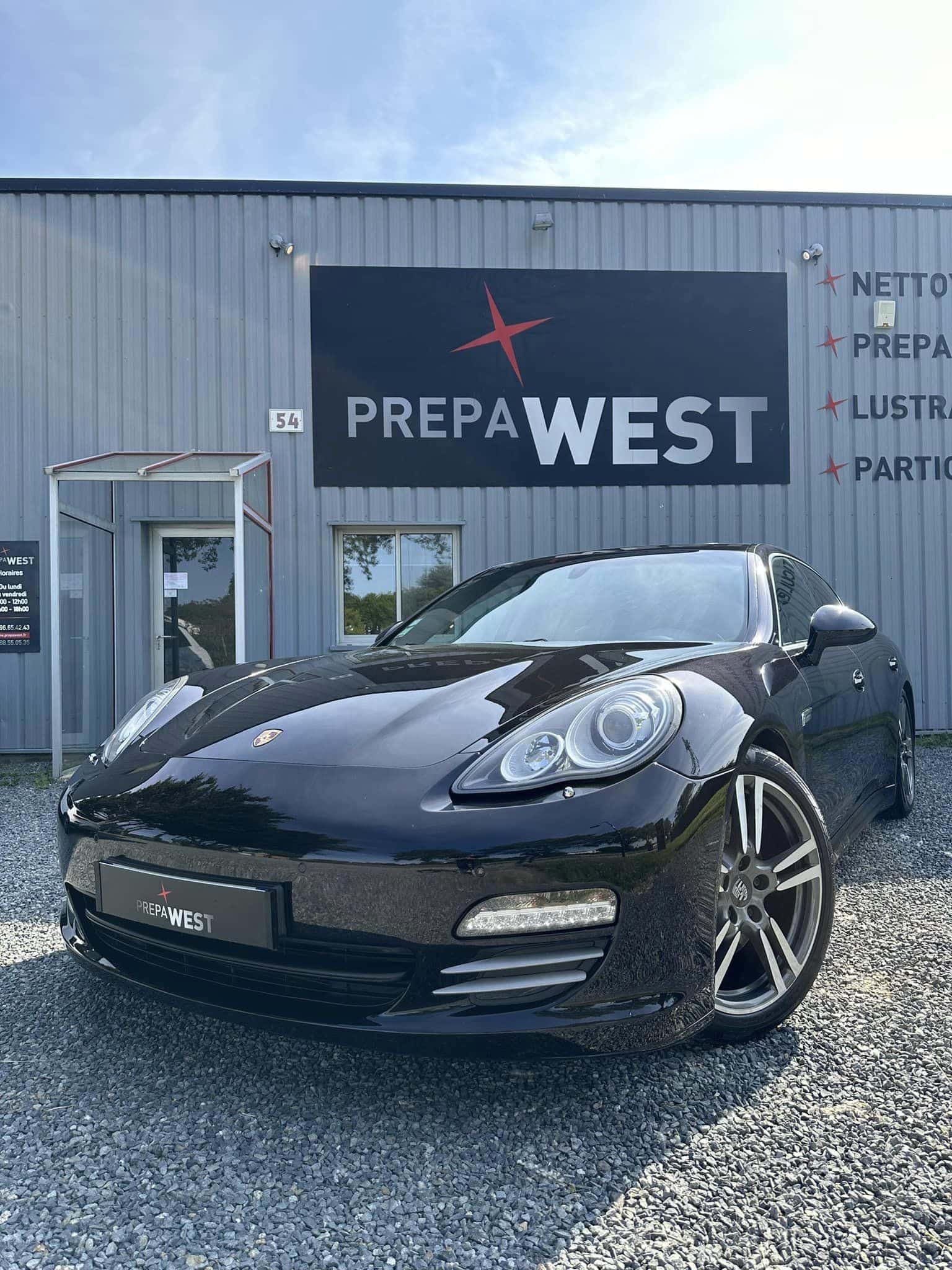 Protection céramique sur cette Porsche panamera 4S…