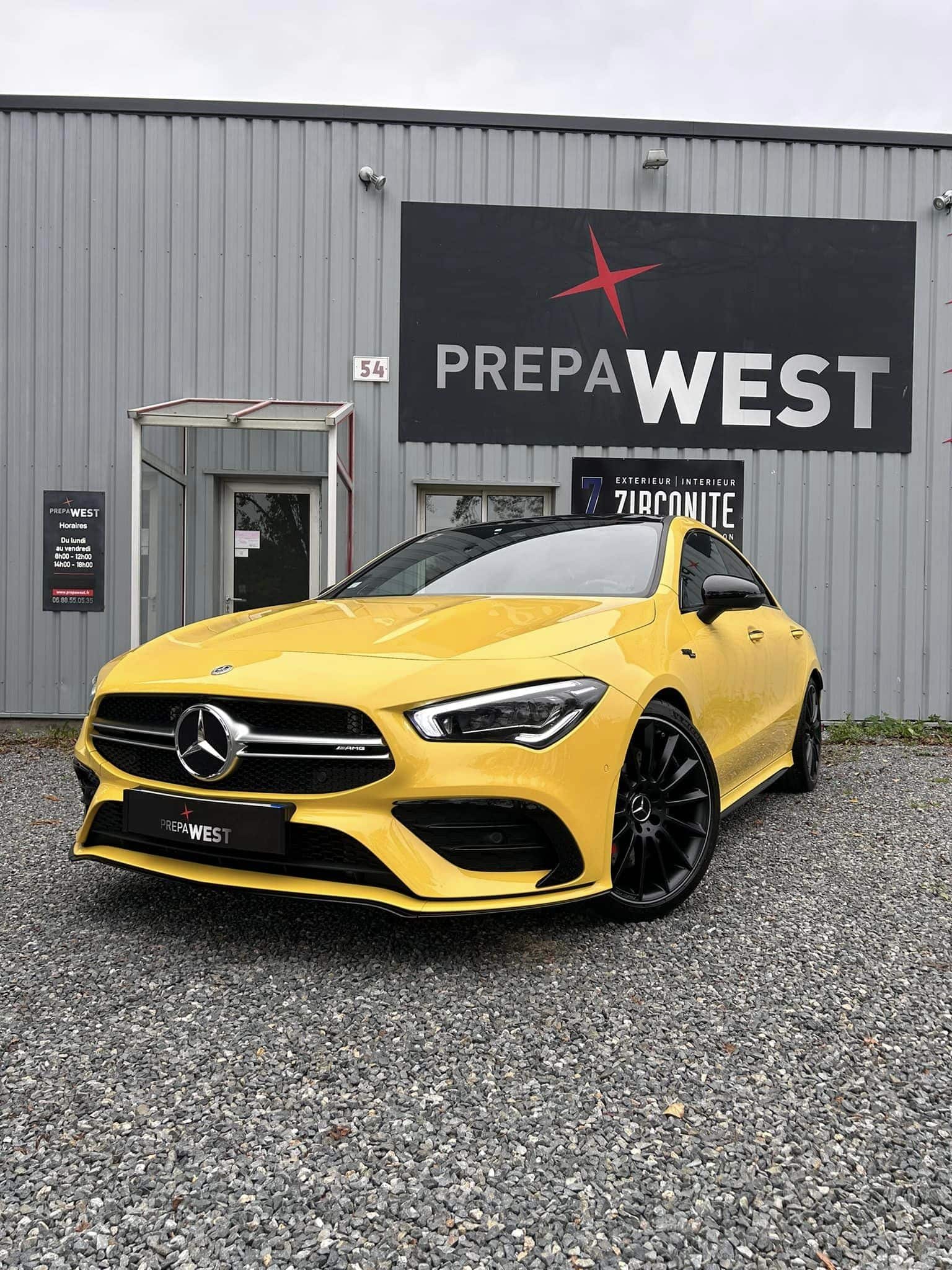 MERCEDES BENZ CLA 35 AMG  Préparation esthétique i…